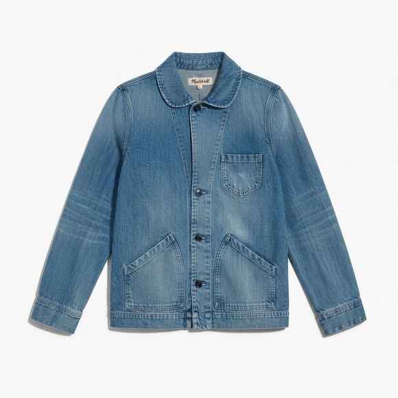 Madewell Jackets & Blazers - Madewell Chore Coat Women's XS Denim Workwear Jacket Blue Cotton Utility